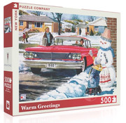 New York Puzzle Company New York Puzzle Co. General Motors: Warm Greetings Puzzle 500pcs