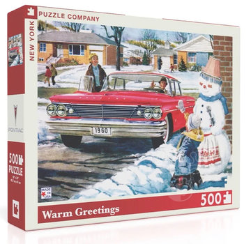 New York Puzzle Company New York Puzzle Co. General Motors: Warm Greetings Puzzle 500pcs