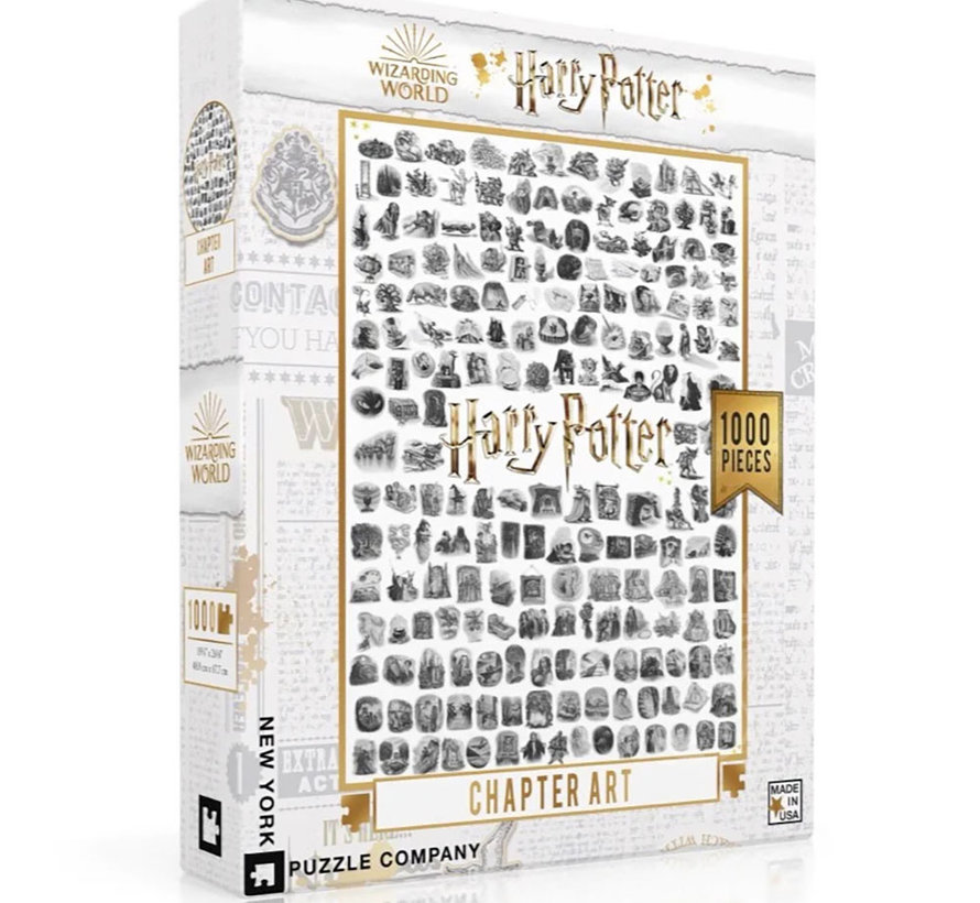 New York Puzzle Co. Harry Potter: Chapter Art Puzzle 1000pcs