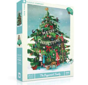 New York Puzzle Company New York Puzzle Co. Janet Hill: The Peppermint Family Puzzle 1000pcs