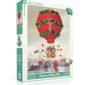 New York Puzzle Company New York Puzzle Co. Janet Hill: Christmas Balloon Ride Puzzle 500pcs
