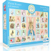New York Puzzle Company New York Puzzle Co. Peter Rabbit: Peter Rabbit & Co. Puzzle 60pcs