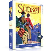 New York Puzzle Company New York Puzzle Co. Sunset: Mountain Pass Puzzle 1000pcs