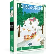 New York Puzzle Company New York Puzzle Co. House & Garden: Sleigh Ride Puzzle 500pcs