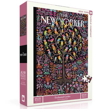 New York Puzzle Company New York Puzzle Co. The New Yorker: Enchanted Garden Puzzle 1000pcs