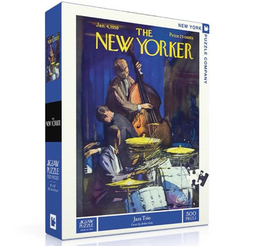 New York Puzzle Company New York Puzzle Co. The New Yorker: Jazz Trio Puzzle 500pcs
