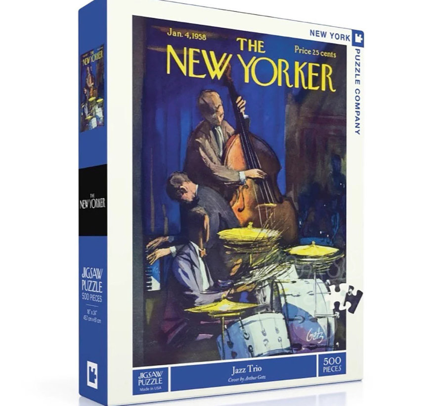 New York Puzzle Co. The New Yorker: Jazz Trio Puzzle 500pcs