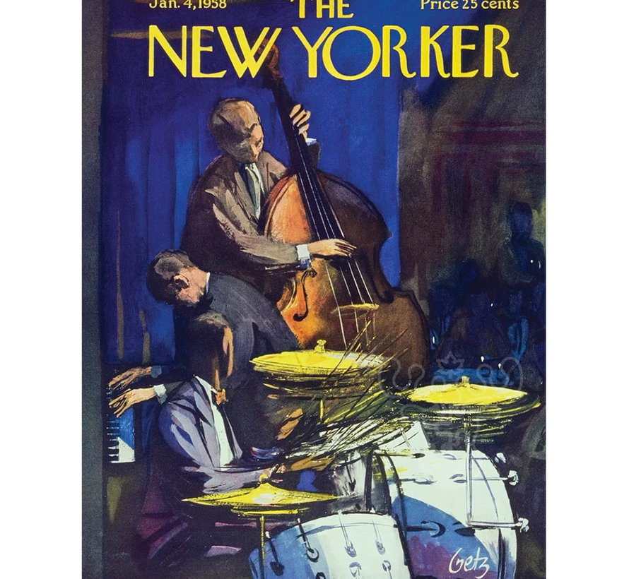 New York Puzzle Co. The New Yorker: Jazz Trio Puzzle 500pcs