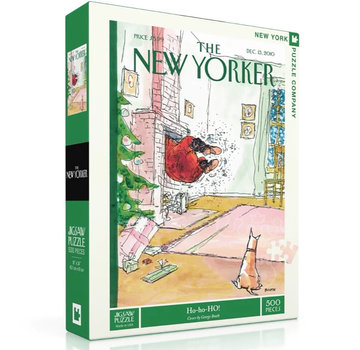 New York Puzzle Company New York Puzzle Co. The New Yorker: Ho-ho-HO Puzzle 500pcs