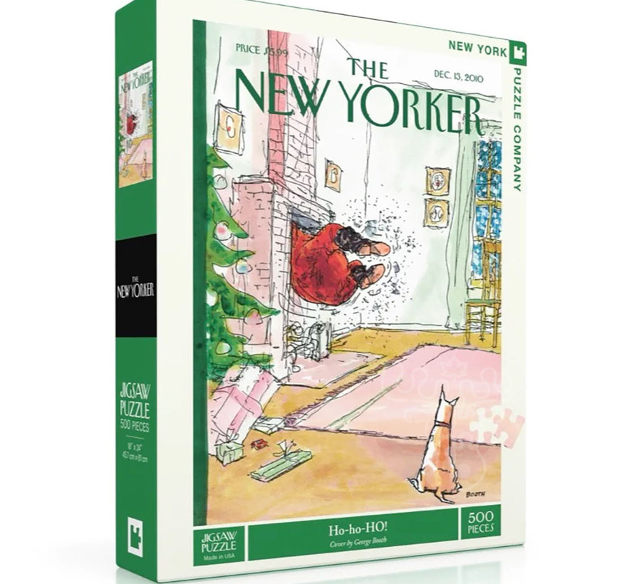 New York Puzzle Co. The New Yorker: Ho-ho-HO Puzzle 500pcs