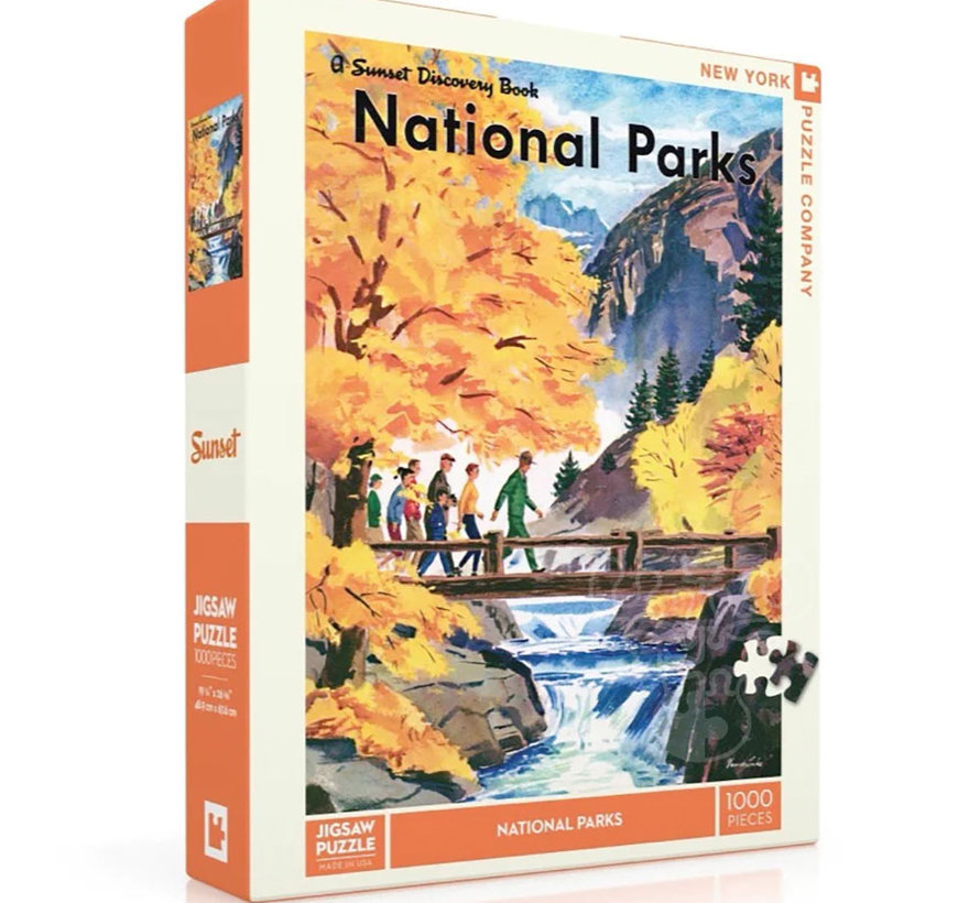 New York Puzzle Co. Sunset: National Parks Puzzle 1000pcs