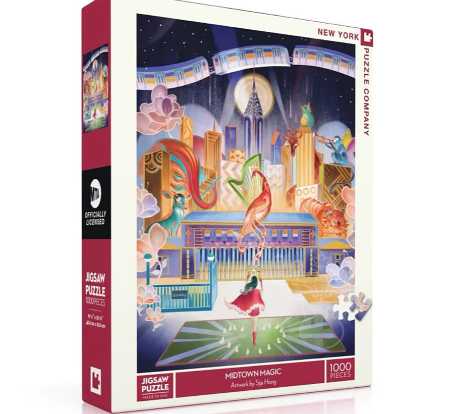 New York Puzzle Co. MTA Midtown Magic Puzzle 1000pcs Puzzles Canada