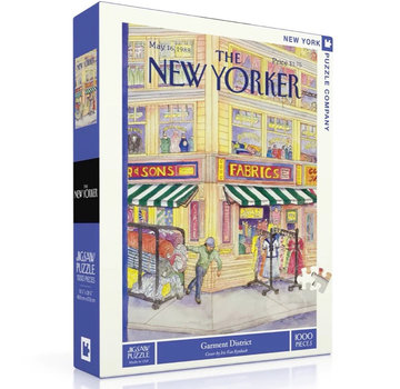 New York Puzzle Company New York Puzzle Co. The New Yorker: Garment District Puzzle 1000pcs