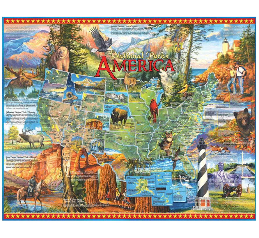 White Mountain National Parks America Puzzle 1000pcs