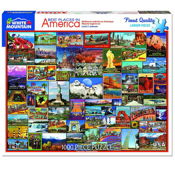 White Mountain White Mountain Best Places in America Puzzle 1000pcs