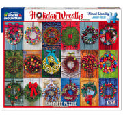 White Mountain White Mountain Holiday Wreaths Puzzle 500pcs