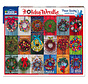 White Mountain Holiday Wreaths Puzzle 500pcs