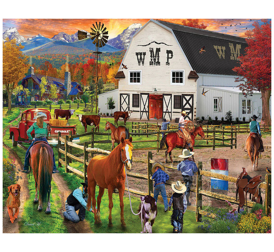 White Mountain Dude Ranch Puzzle 1000pcs