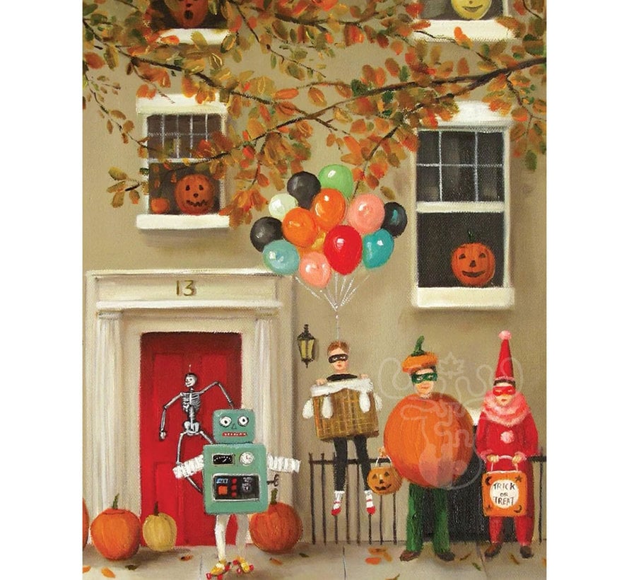 New York Puzzle Co. Janet Hill: All Hallows' Eve Puzzle 1000pcs