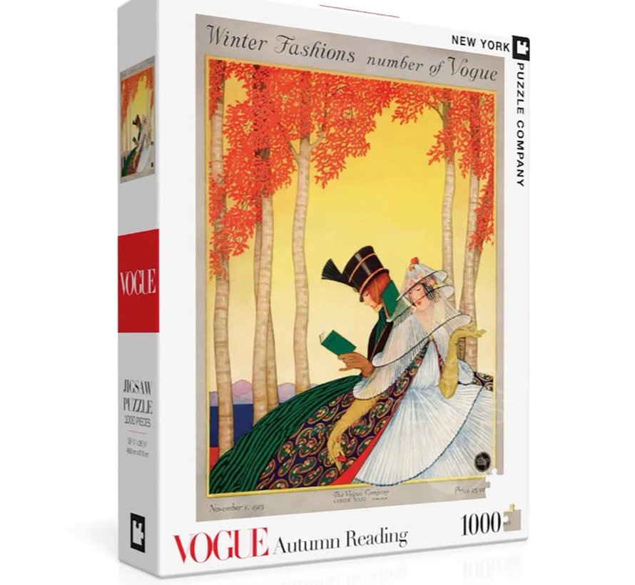 New York Puzzle Co. Vogue: Autumn Reading Puzzle 1000pcs