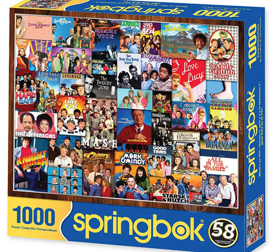 Springbok What's on TV? Puzzle 1000pcs