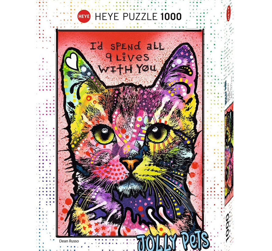 Heye Jolly Pets: 9 Lives Puzzle 1000pcs