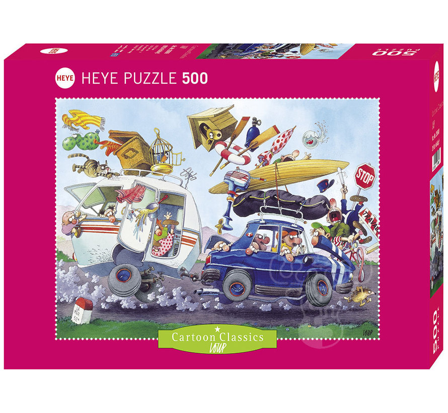 Heye Cartoon Classics Off On Holiday! Puzzle 500pcs