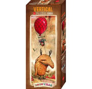 Heye Heye Zozoville Red Balloon Vertical Panorama Puzzle 1000pcs
