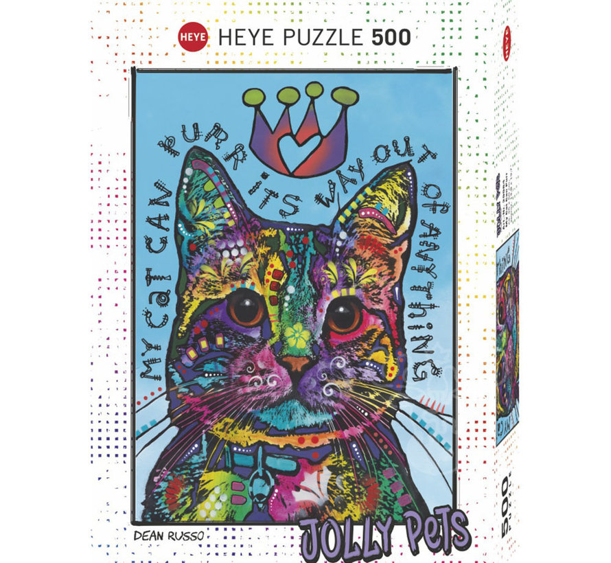 Heye Jolly Pets: My Cat Can Purr Puzzle 500pcs