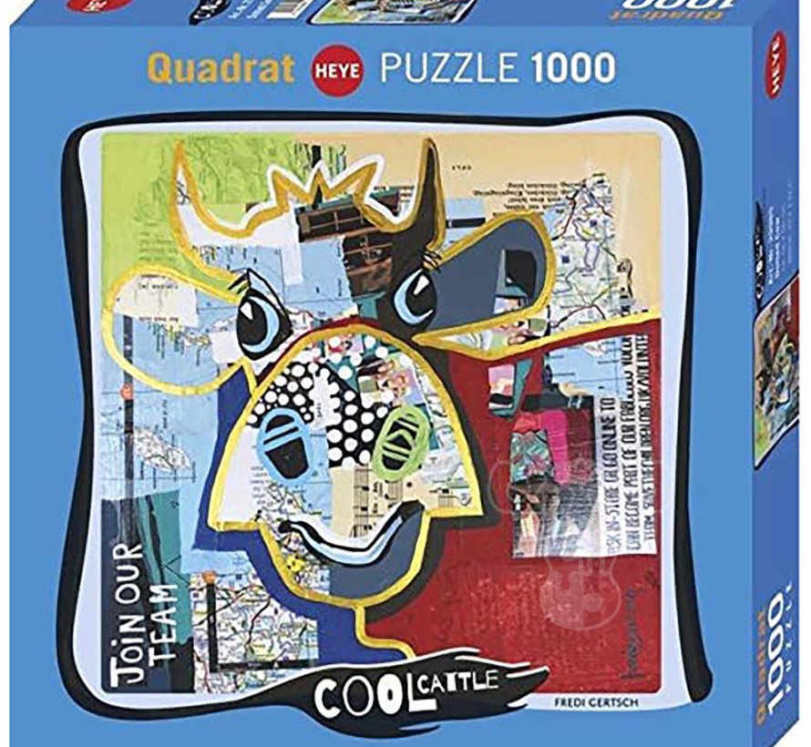 Heye Cool Cattle: Dotted Cow Puzzle 1000pcs