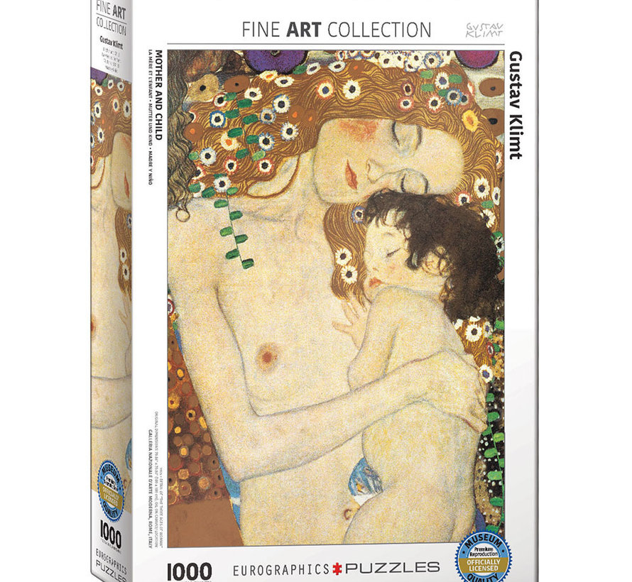 Eurographics Fine Art Klimt: Mother and Child Puzzle 1000pcs
