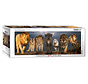 Eurographics Panoramic: Big Cats Panoramic Puzzle 1000pcs RETIRED