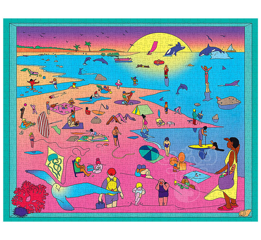 Princeton At the Beach Puzzle 1000pcs