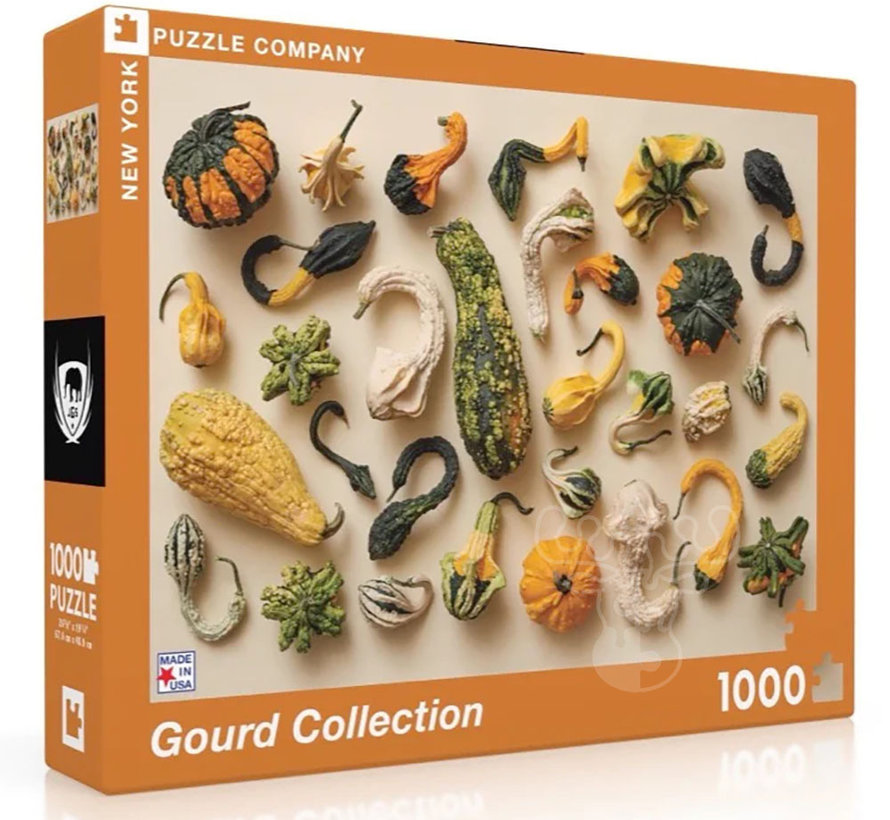 New York Puzzle Co. JGS: Gourd Collection Puzzle 1000pcs