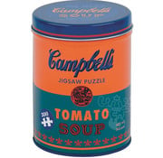 Mudpuppy Mudpuppy Andy Warhol Campbell's Tomato Soup Puzzle Orange Tin 300pcs