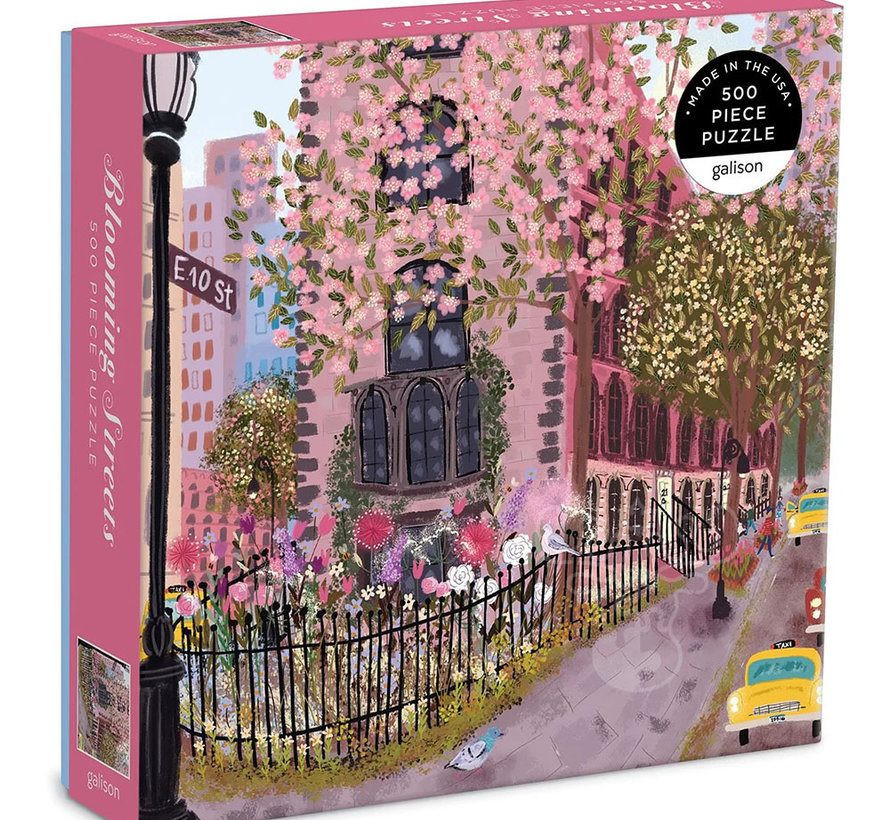 Galison Joy Laforme Blooming Streets Puzzle 500pcs