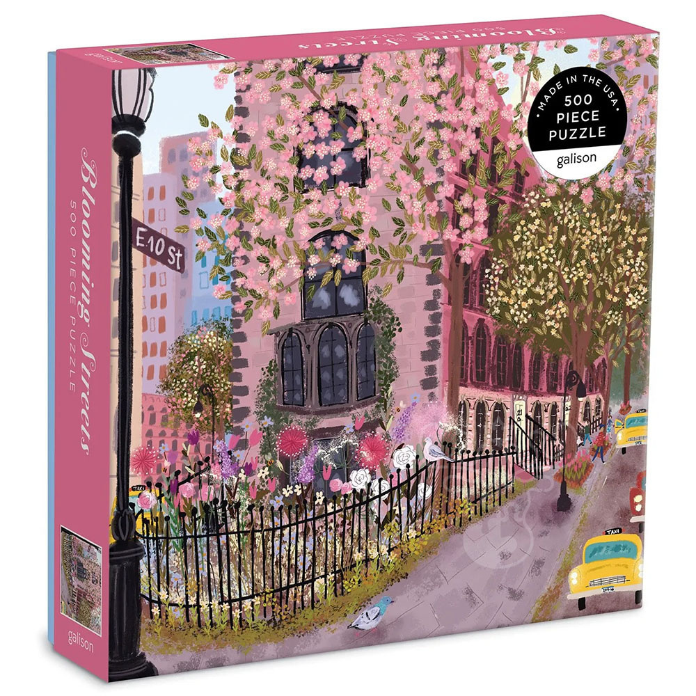Galison Blooming Street Puzzle 500pcs Puzzles Canada