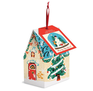 Galison Galison Snow Globe Mini Puzzle 130pcs Ornament Box