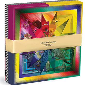 Galison FINAL SALE Galison Christian Lacroix Botanic Rainbow Double Sided Puzzle 500pcs