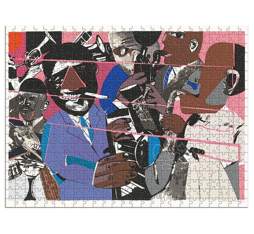 FINAL SALE Galison Romare Bearden x Dreamyard Double Sided Puzzle 500pcs-CL