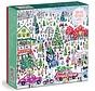 Galison Michael Storrings A Day at the Christmas Tree Farm Puzzle 1000pcs