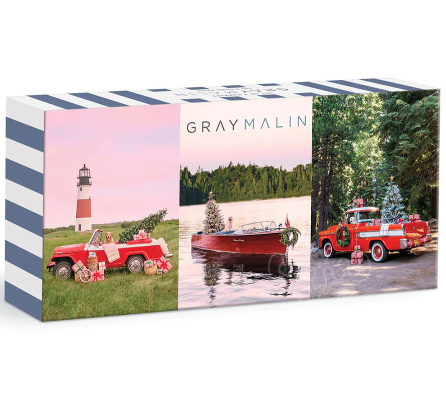 Galison Gray Malin The Holiday Mini Puzzle 3 x 120pcs