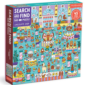 Mudpuppy Mudpuppy Search and Find Chocolate Shop Puzzle 500pcs