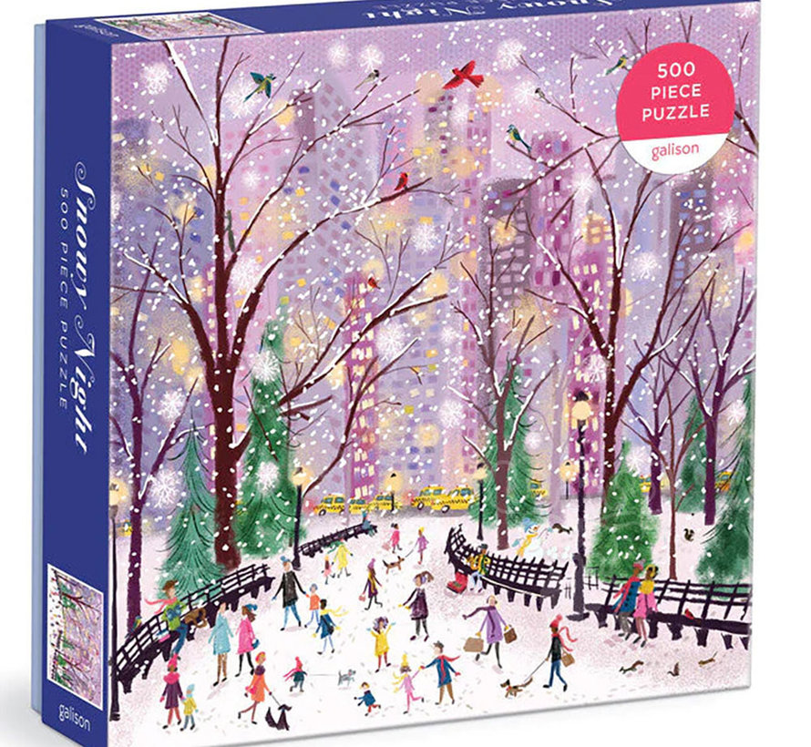 Galison Snowy Night Puzzle 500pcs Puzzles Canada