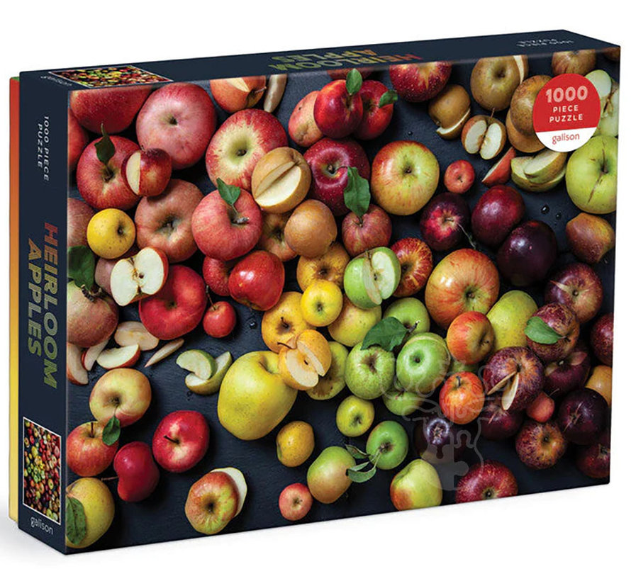 Galison Heirloom Apples Puzzle 1000pcs