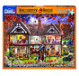 White Mountain Halloween House Puzzle 1000pcs