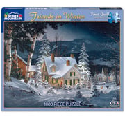 White Mountain White Mountain Friends in Winter Puzzle 1000pcs