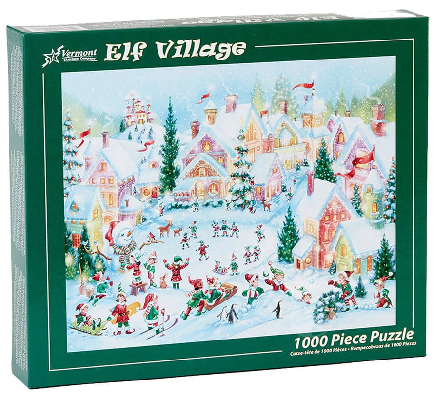 Vermont Christmas Co. Elf Village Puzzle 1000pcs