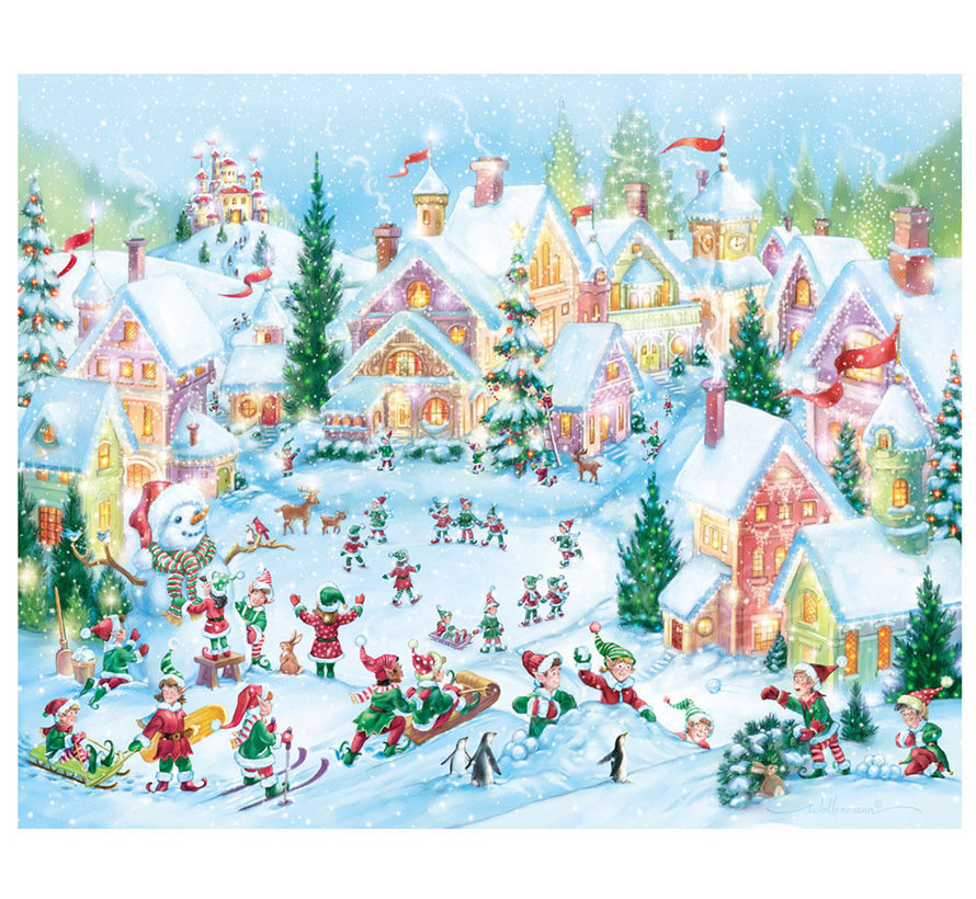 Vermont Christmas Co. Elf Village Puzzle 1000pcs