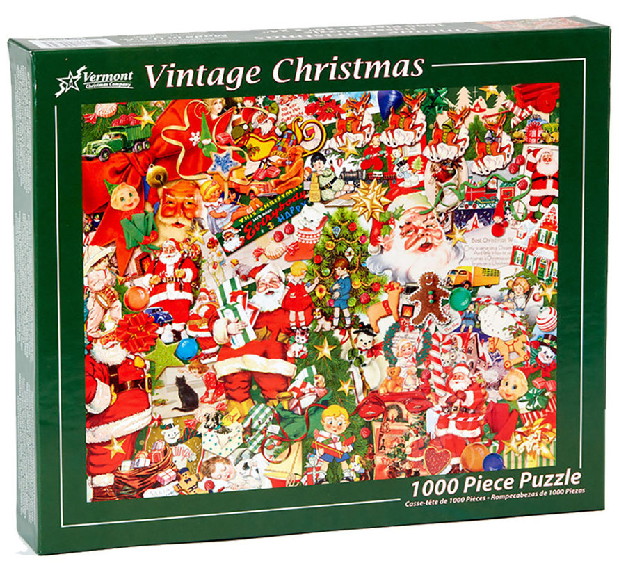 Vermont Christmas Co. Vintage Christmas II Puzzle 1000pcs